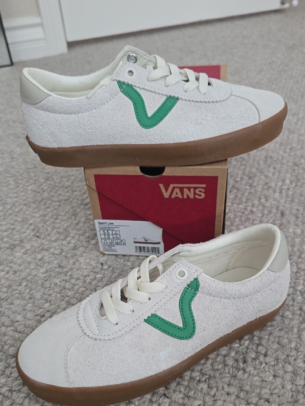Brand NEW! VANS/Sport LOW/Felicidade Marshmellow Sneaker/ Sjate Shoe/ Unisex.